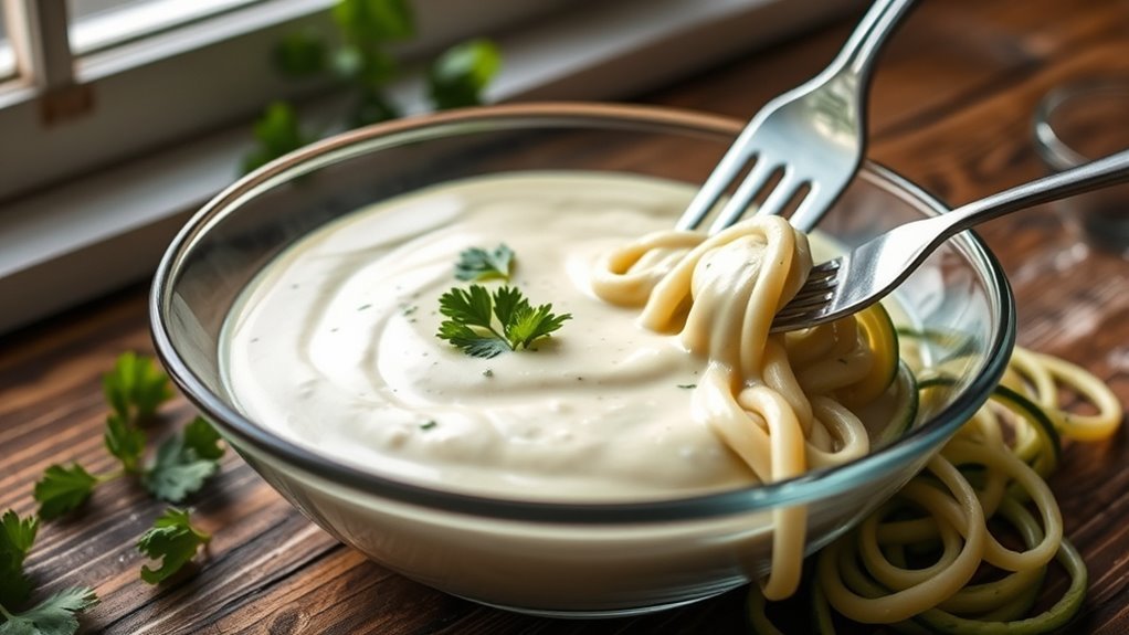alfredo sauce keto friendly options