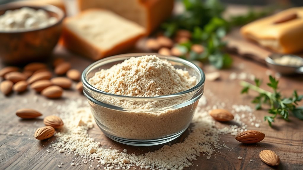 almond flour enhances keto baking
