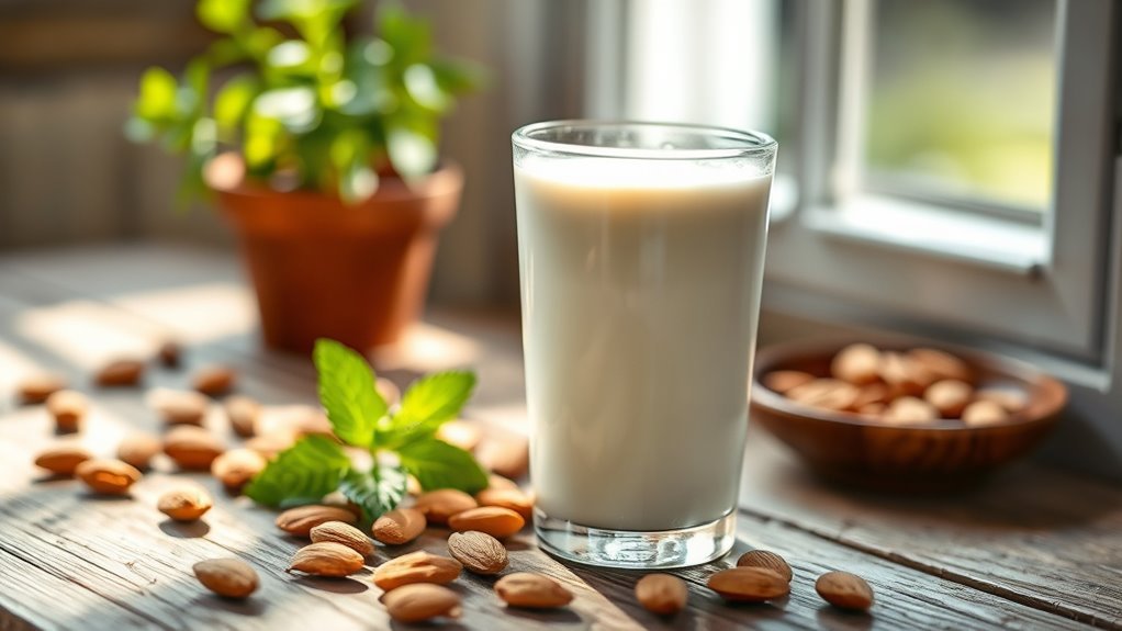 almond milk s low carbohydrates