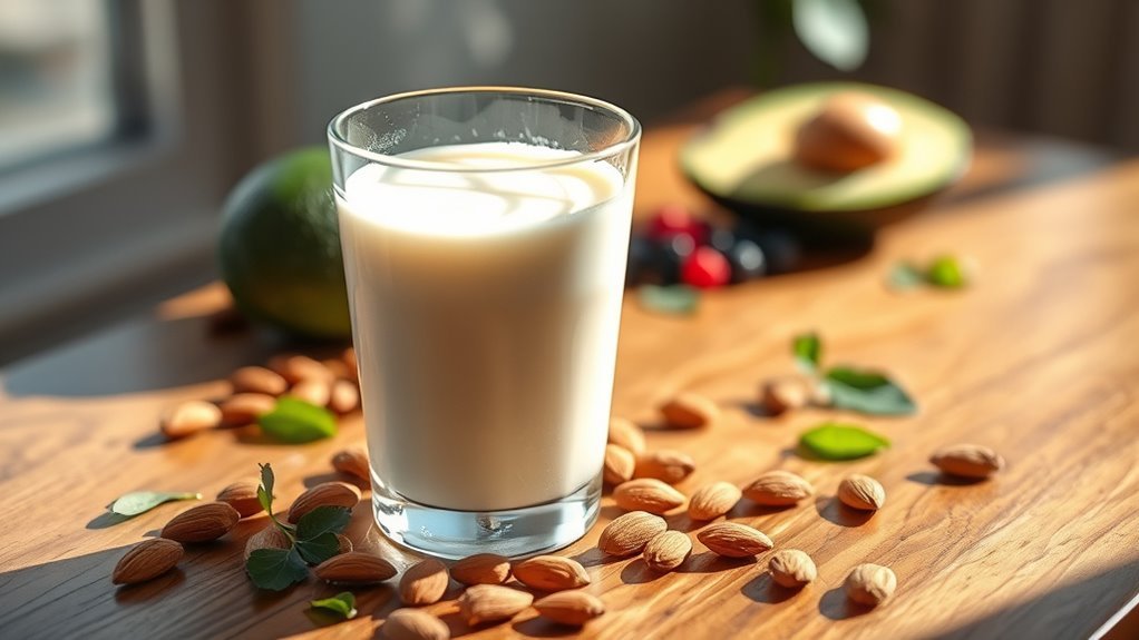 almond milk suitable keto