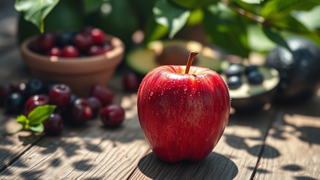 apples vs low carb fruits