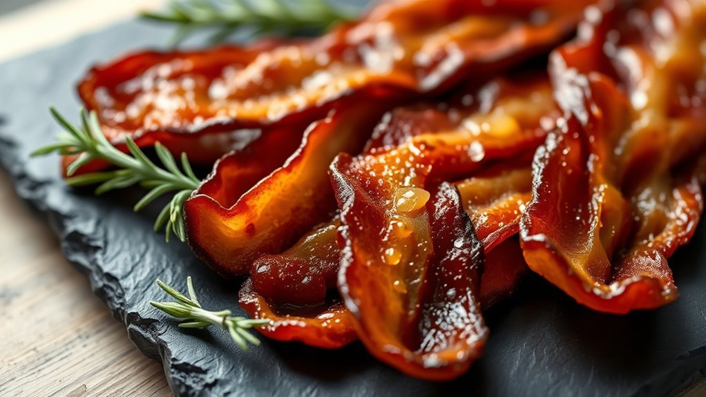 bacon high fat protein