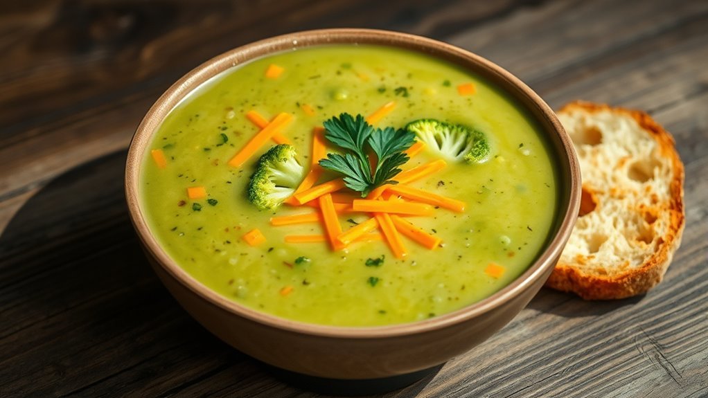 broccoli cheddar soup carbohydrates