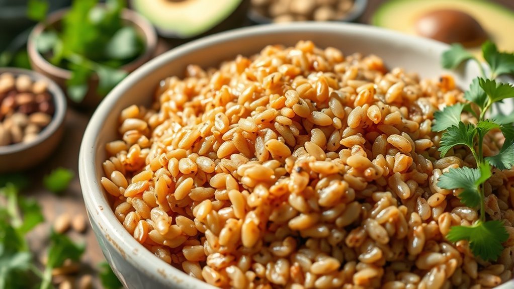brown rice carbohydrate comparison
