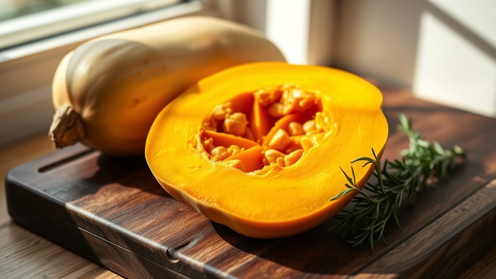 butternut squash carb content