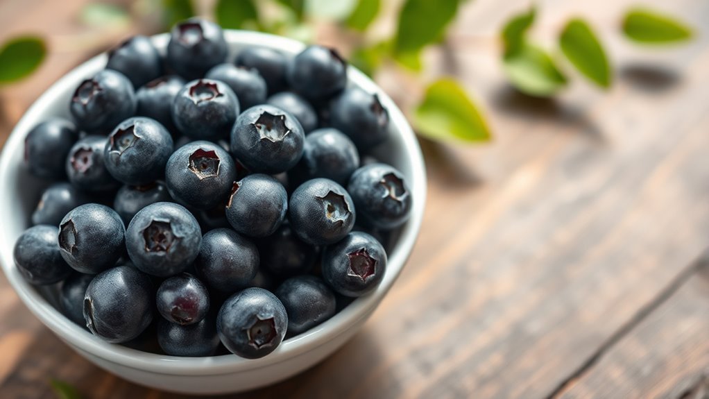 carb control with blueberries