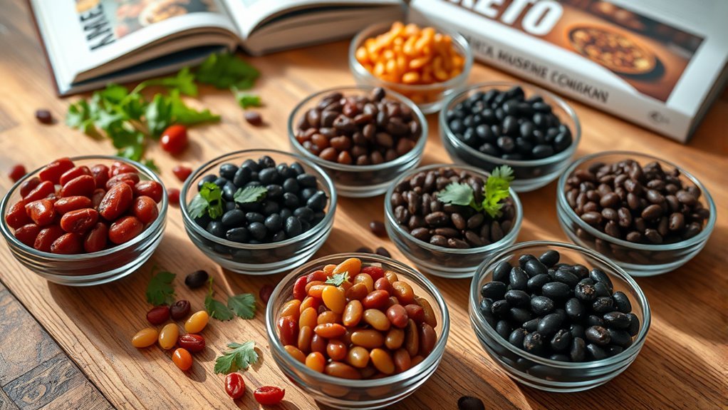 carbohydrate content in beans