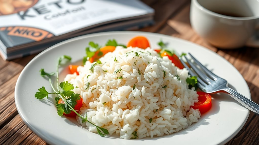 carbohydrate content in rice