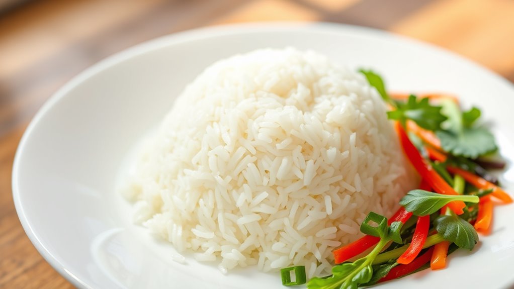 carbohydrate content in rice