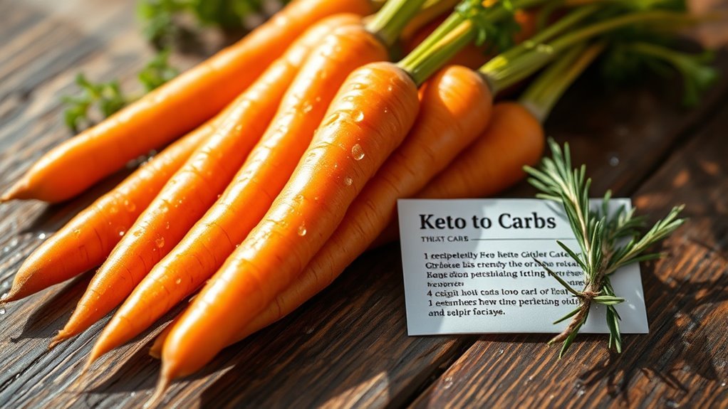 carrots and carbohydrate considerations