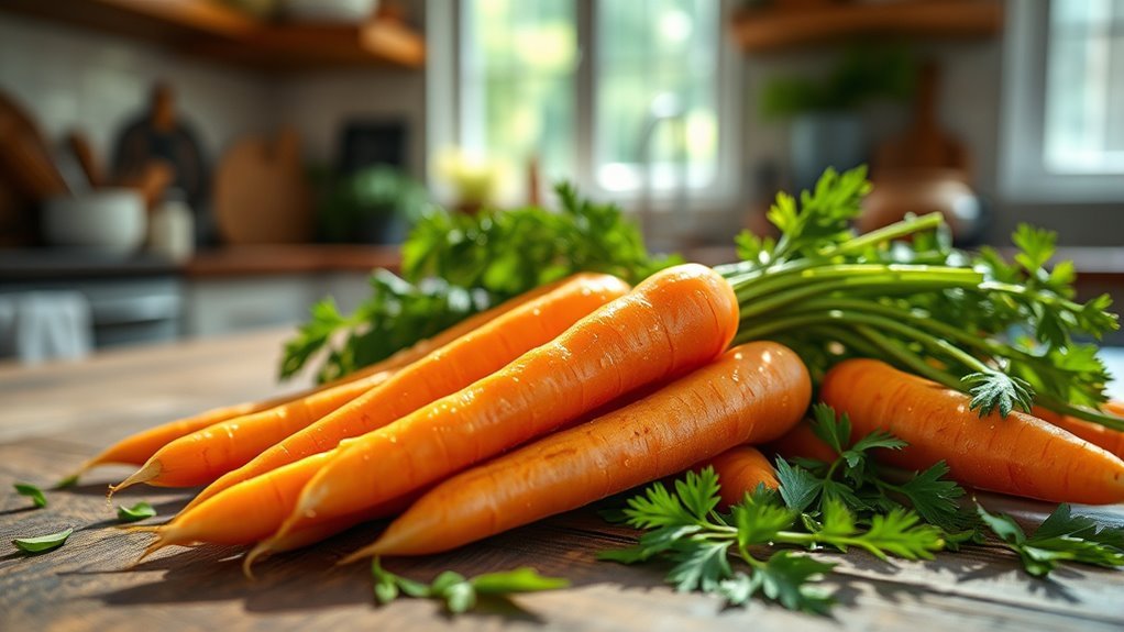 carrots low carb high fiber option