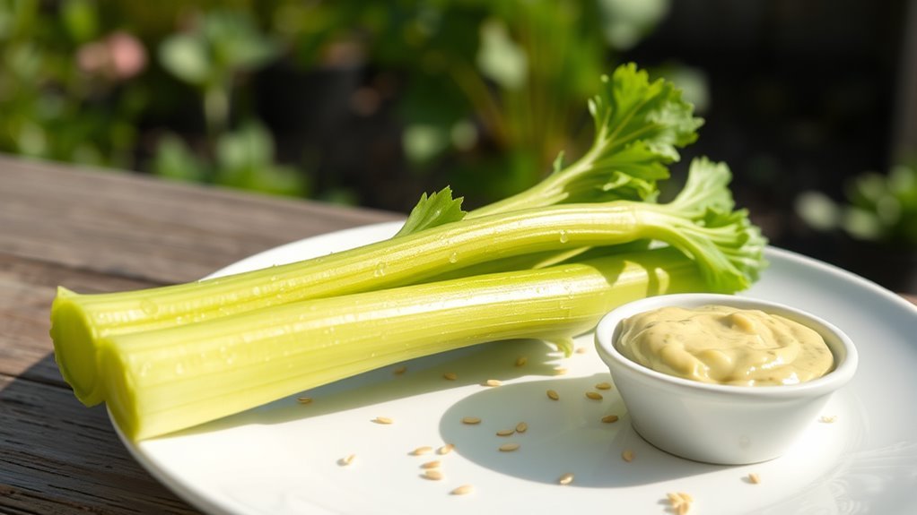 celery low carbs minimal glycemic