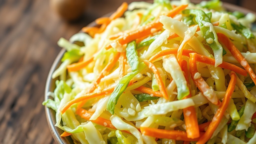 cole slaw nutritional analysis