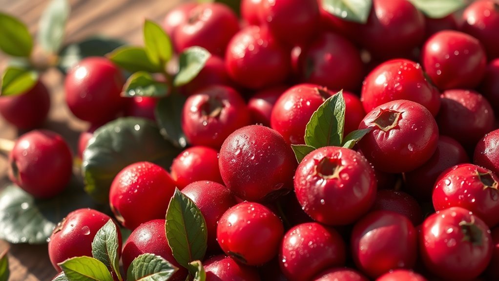 cranberries carb and sugar