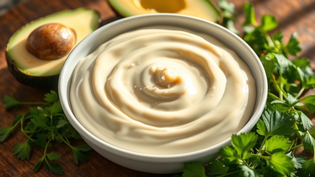 creamy egg based condiment