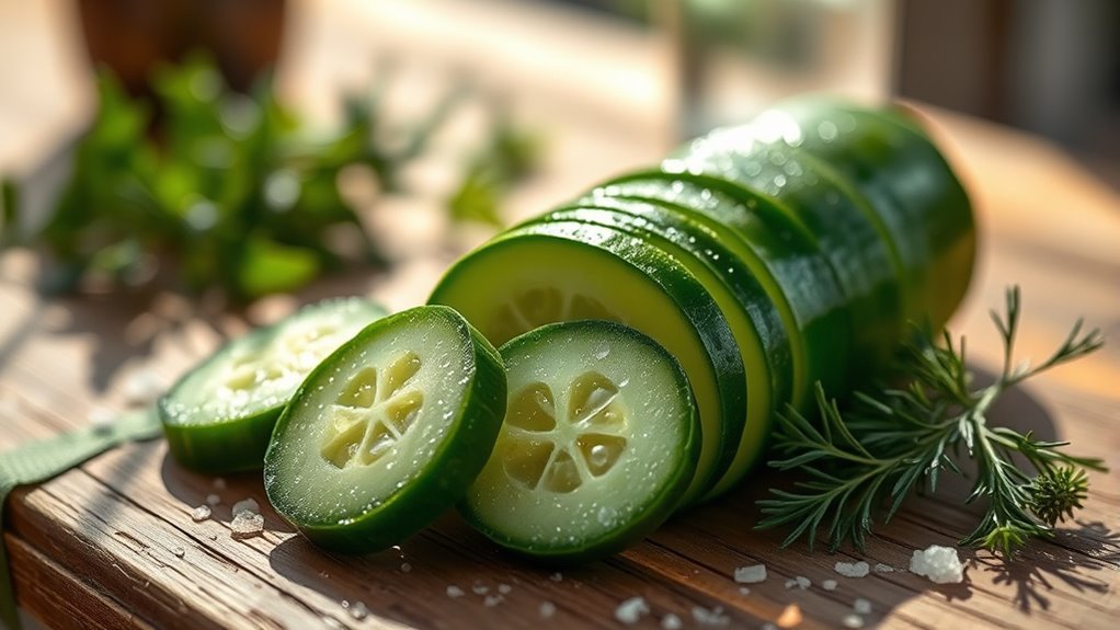 cucumbers low carb hydration snack