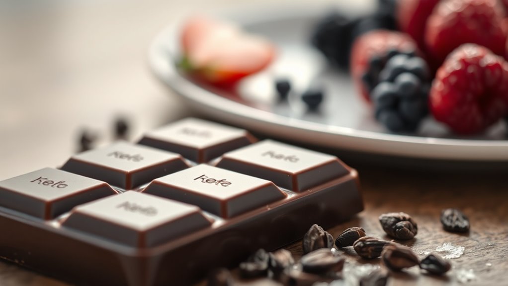 dark chocolate is keto friendly
