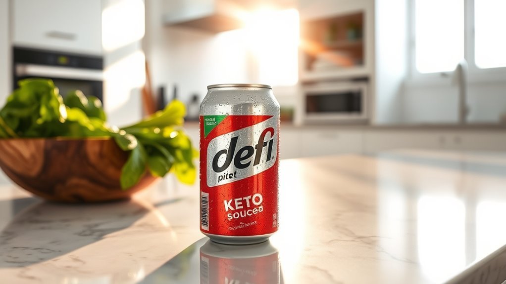 diet soda acceptable keto