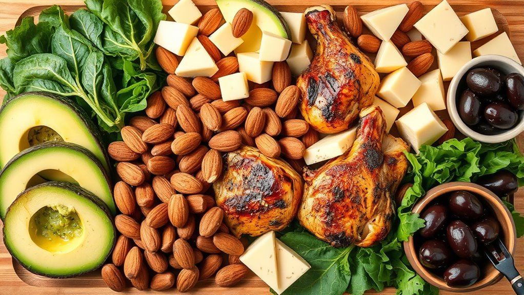 diverse keto friendly protein options