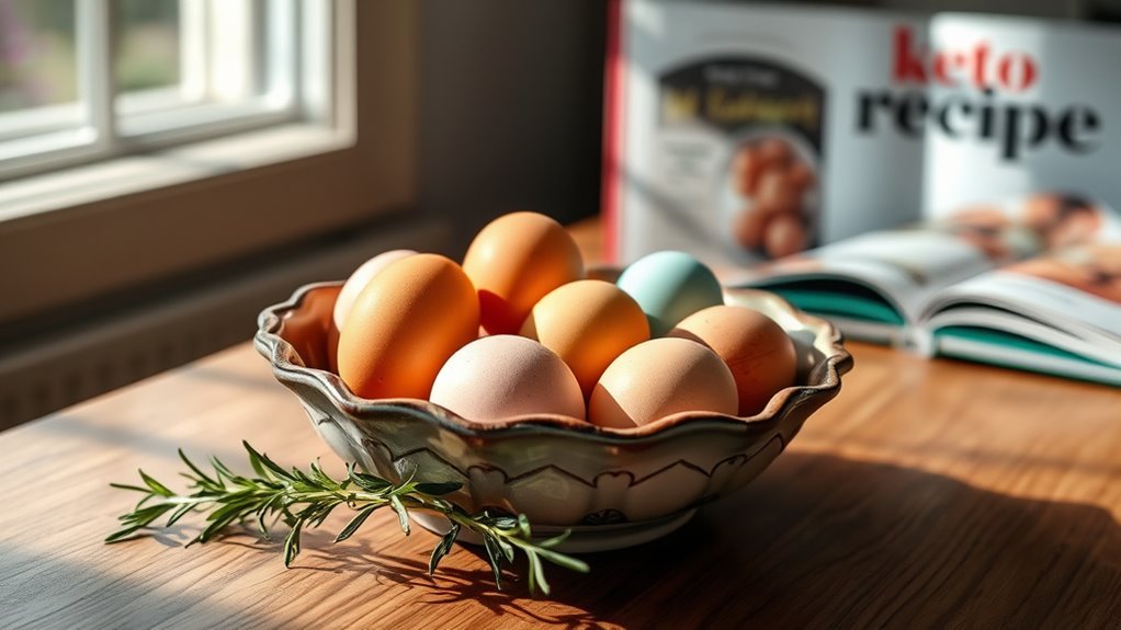 eggs are keto friendly foods