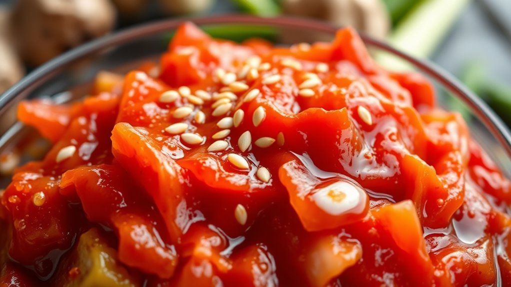 fermented napa cabbage dish