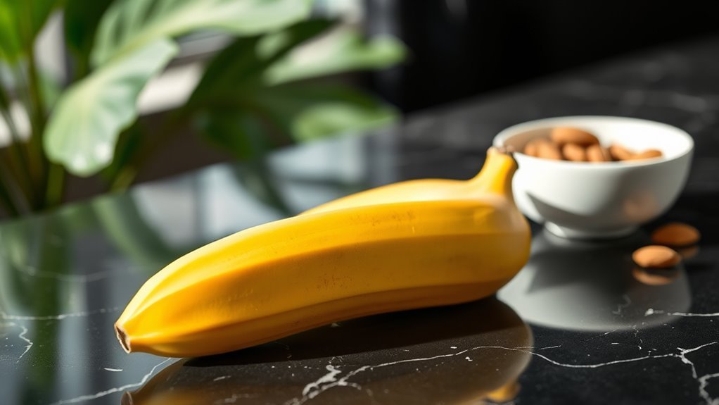 fiber balances banana carbohydrates