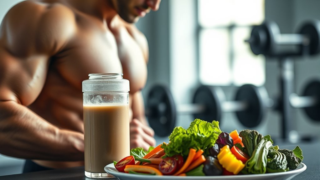 gaining muscle while keto