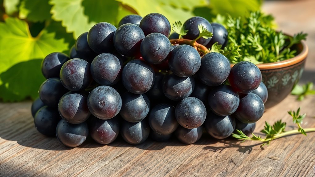 grapes high carbs nutrients