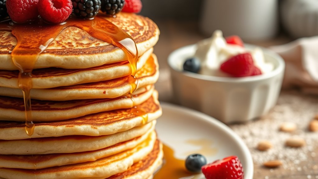 greek yogurt boosts keto pancakes