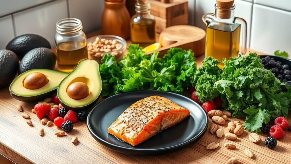 healthy fats low carb vegetables