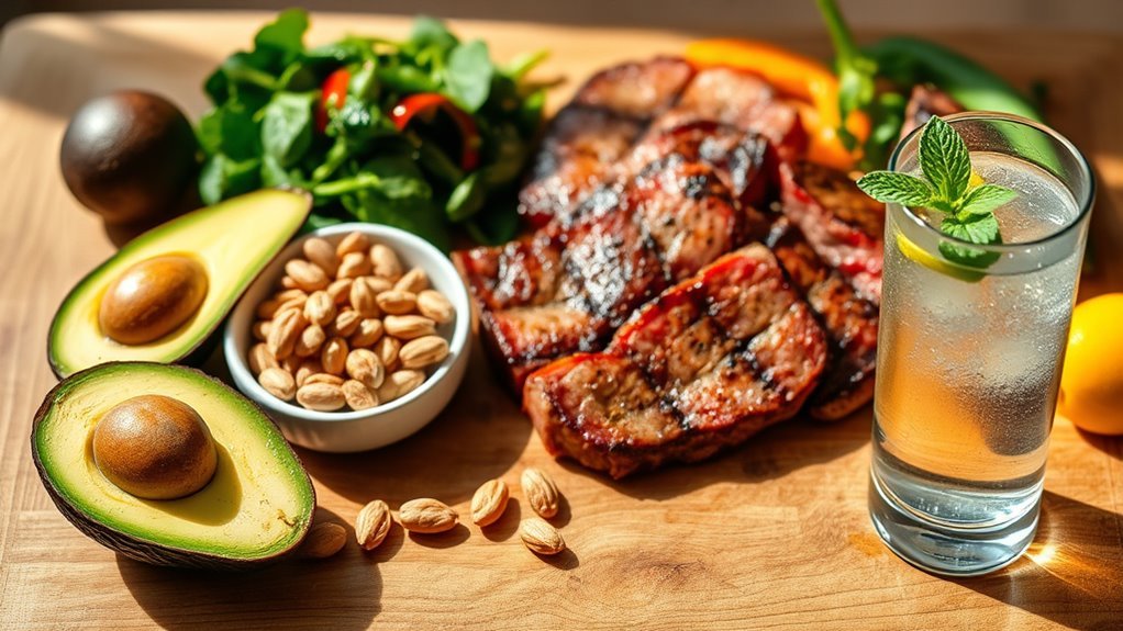 high fat low carb foods