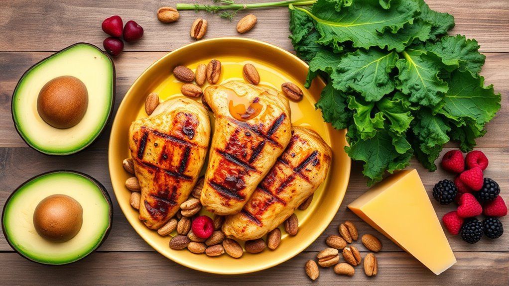 high fat low carb foods