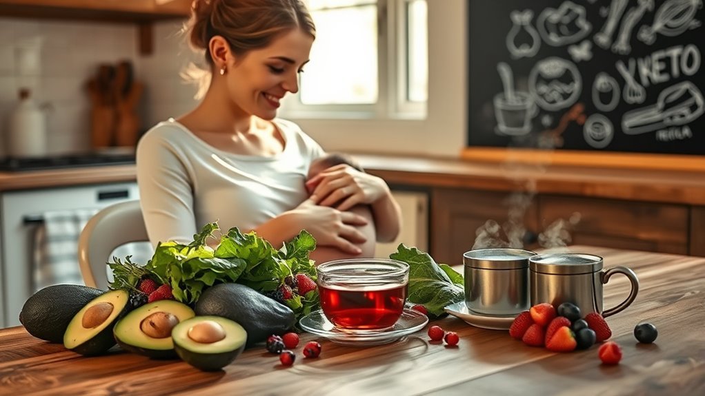 keto diet during breastfeeding