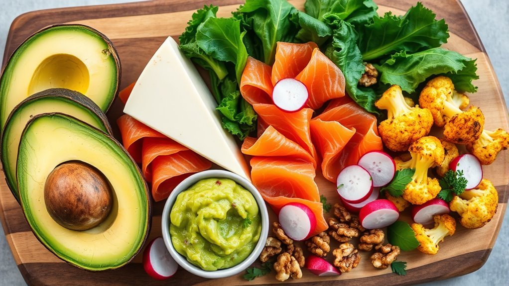keto friendly protein and vegetables