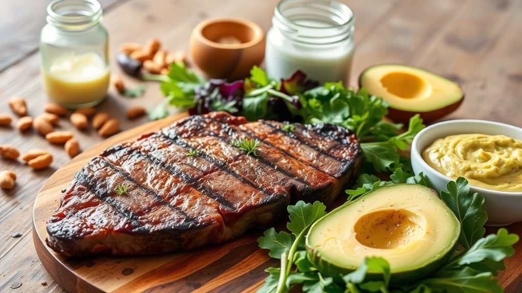 keto low carbs healthy fats