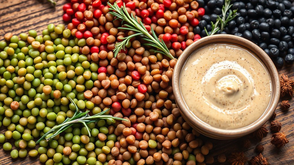 lentils protein rich high carb