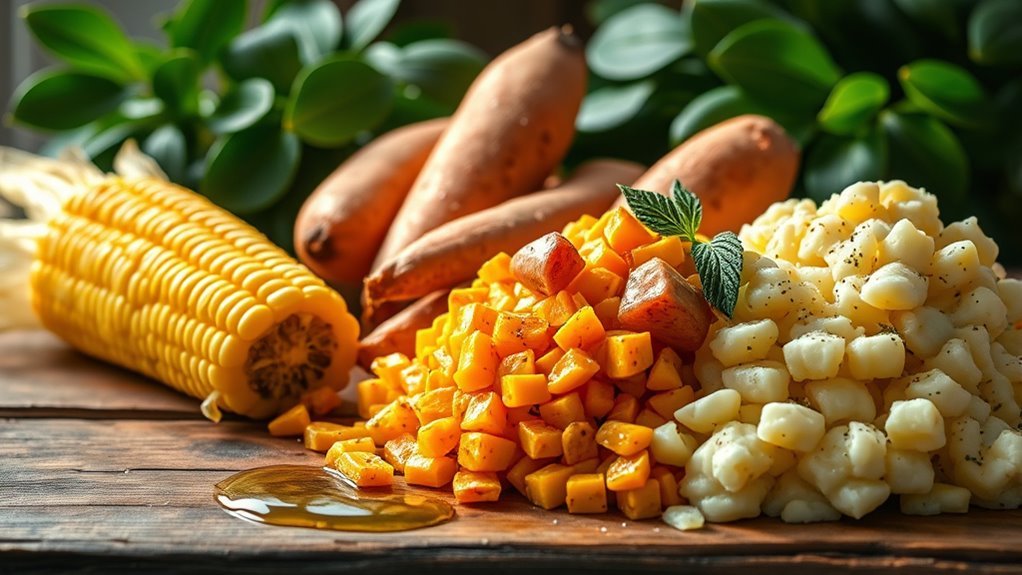 limit starchy vegetable intake