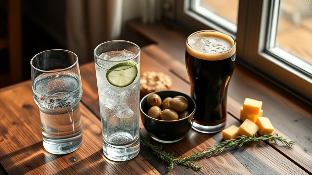 low carb alcohol choices available