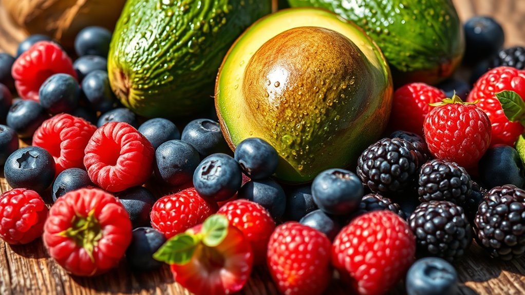 low carb fruit selection