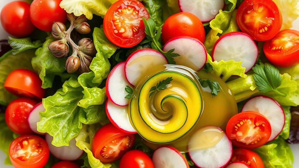 low carb salad vegetable options