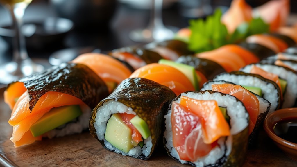 low carb sushi alternatives available