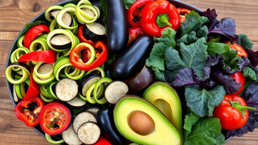 low carb vegetable meal prep