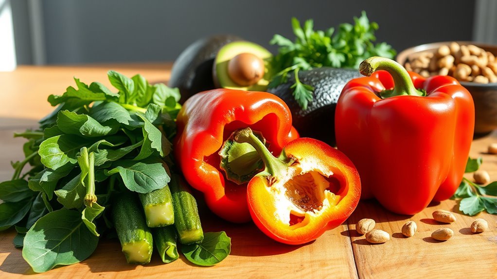 low carb vegetable options available