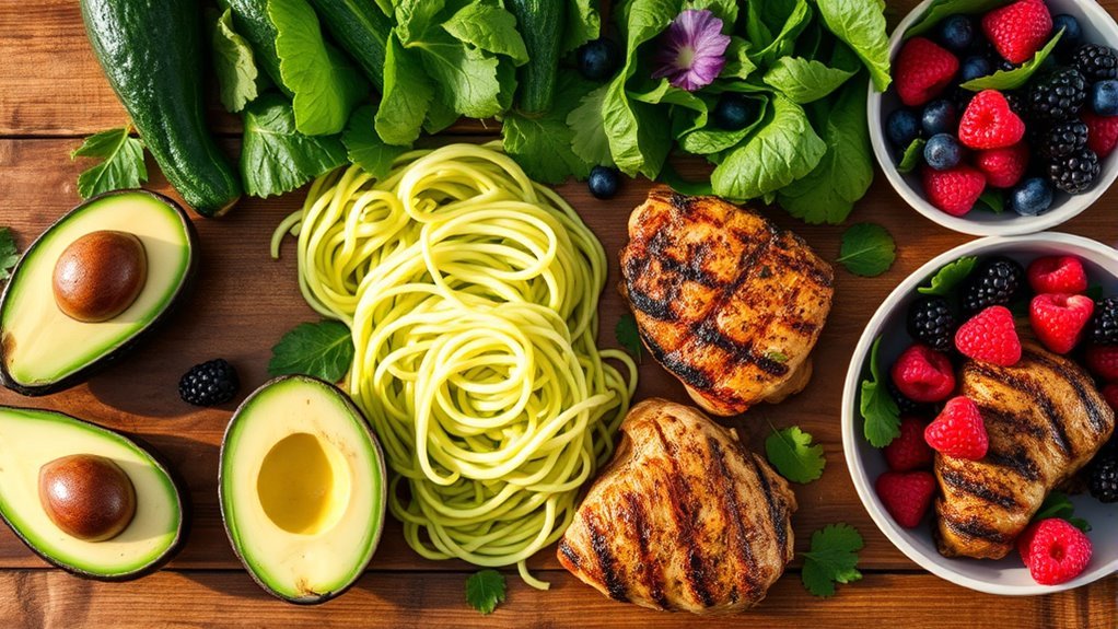 low carb vegetable options available