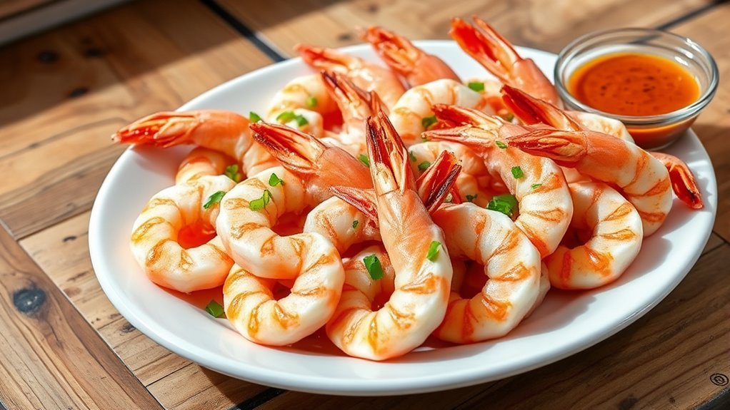 minimal carbs in shrimp