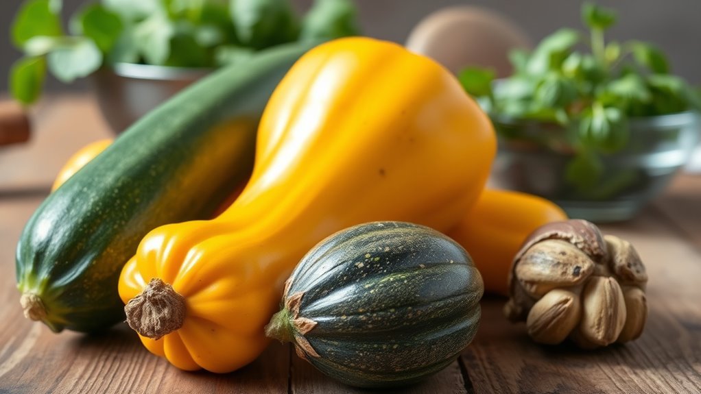 nutritional profiles of squash