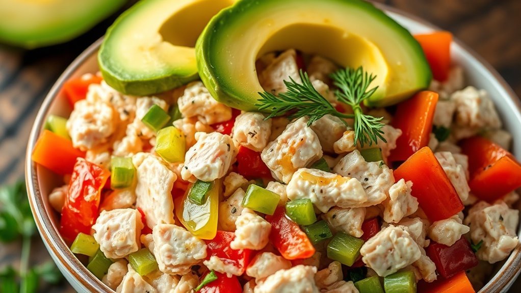 nutritional value of tuna salad