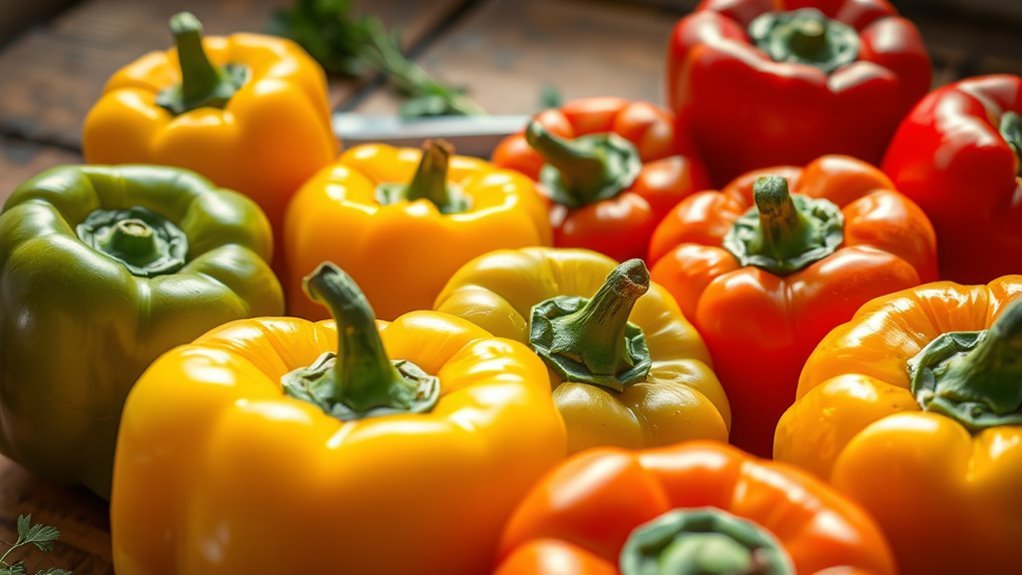 nutritious antioxidant rich bell peppers
