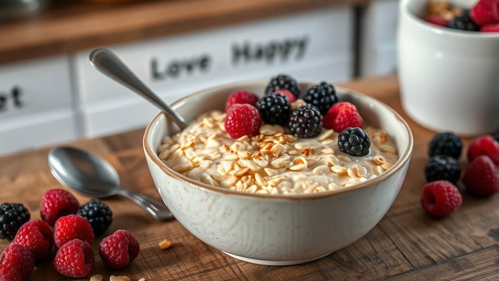 nutritious whole grain breakfast