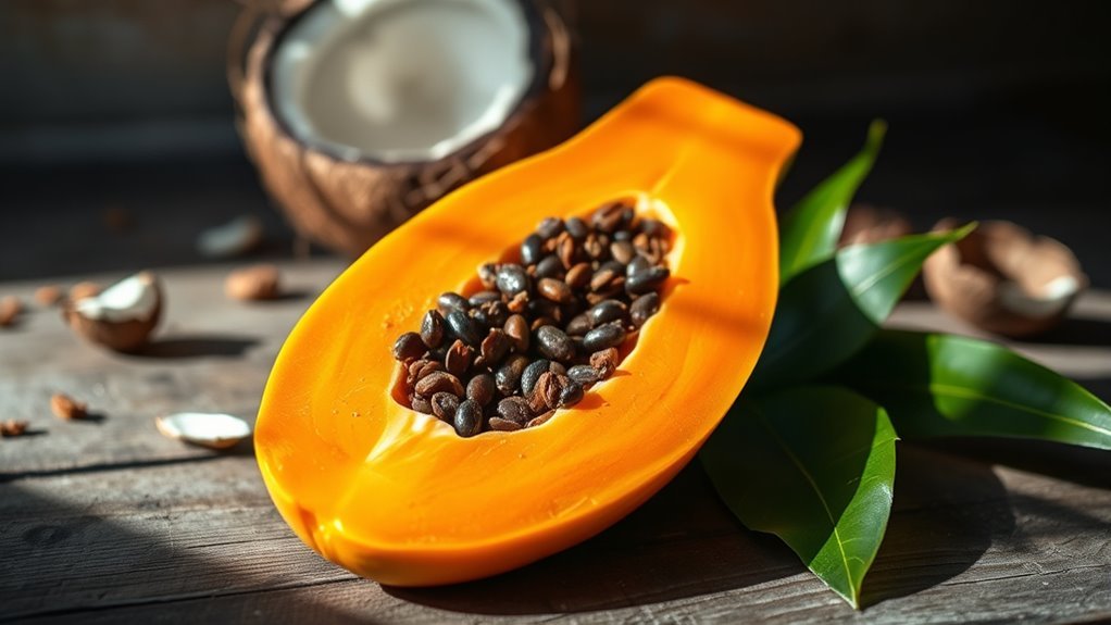 papaya s high carbohydrate content